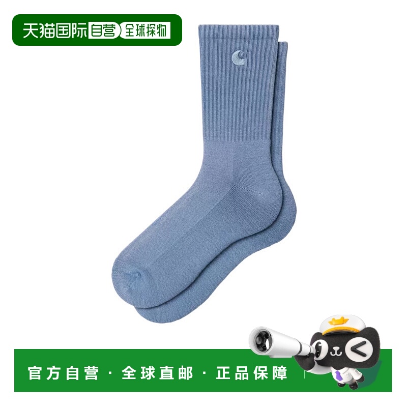 1h可退 CARHARTT WIP 男士袜子 I0351351YI5F AW2025 蓝色