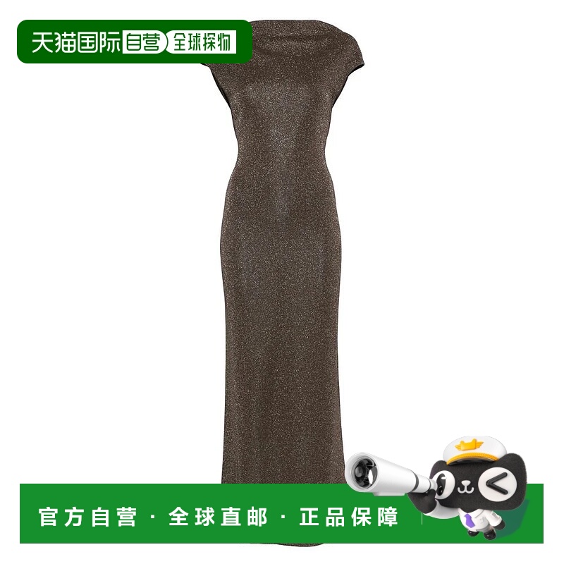 1h可退 MAX MARA 女士连衣裙 ESCHIMO085001 AW2025 棕色 Max Mar