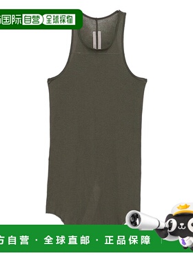 RICK OWENS 女士T恤 RP02E4101MR25 AW2025 绿色 无袖背心