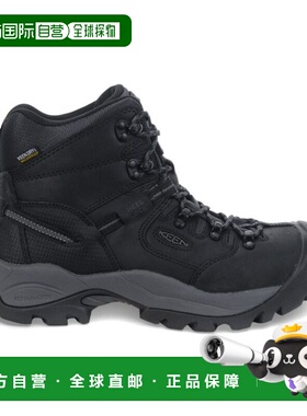 Keen 男士 匹兹堡能量 6英寸 CSA 黑色/锻铁色 碳纤维包头 防水