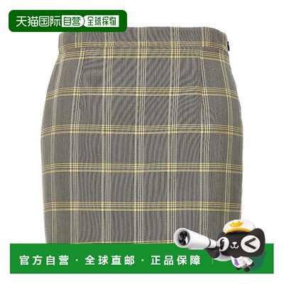 1h可退 奢淘 Marni 格纹半身裙 女 GOMA0553U0UTWA11包臀裙a字裙