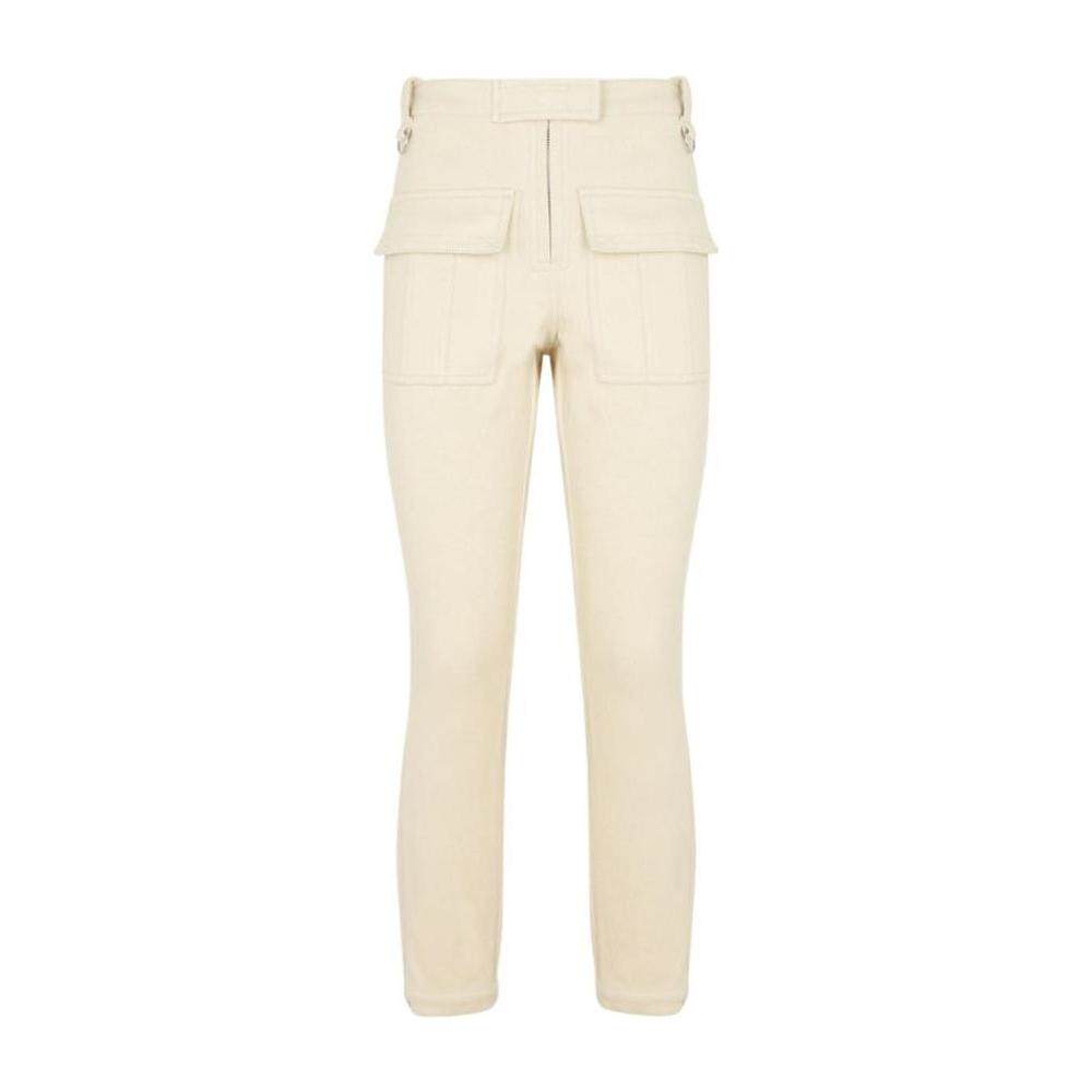 ACNE STUDIOS 女士休闲裤 AK0502ABP SS2022 白色 修身休闲裤