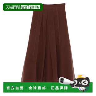 MP940G3875C4193 女士A字裙半身裙百褶裙 BRUNELLO CUCINELLI