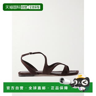 Choo 周仰杰 女士 1h可退 绒面革凉鞋 Jimmy Ayla AYLAFLATC 潮奢
