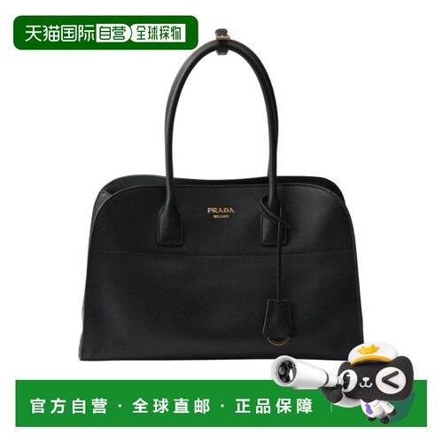 PRADA 女士手提包 1BG5712CYSVOOYF0002 CO 黑色 大号皮革手提包