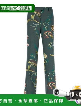 1h可退 ETRO 女士休闲裤 WREA000199SABB37X0895 AW2025 绿色