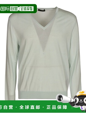 PRADA 男士针织毛衣 UMM985C5WF0035 SS2021 白色长袖