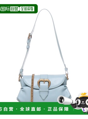 PINKO 女士斜挎包 102802A1MIE68M SS2024 蓝色 翻盖单肩包手提包