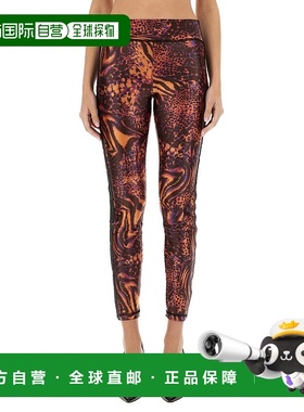 1h可退 潮奢 versace 范思哲 女士 动物纹打底裤 78HAC114JS43856