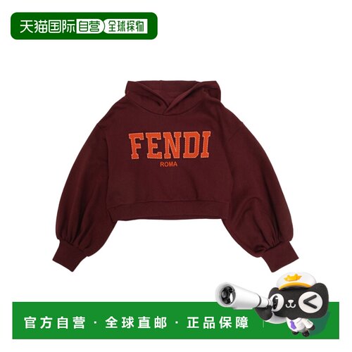 FENDI 男童针织衫 JFH1645V0F1UKF SS2026 棕色长袖