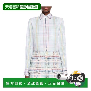 THOM BROWNE 女士衬衫 FLL019AF0274996 SS2023 白色长袖