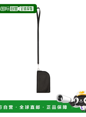 RICK OWENS 男士化妆包 RA02E0711LCN09 AW2025 黑色斜挎包单肩包