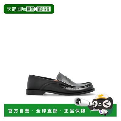 1h可退 LOEWE 男士商务休闲鞋 M816290X470BLACK CO 黑色 “Campo