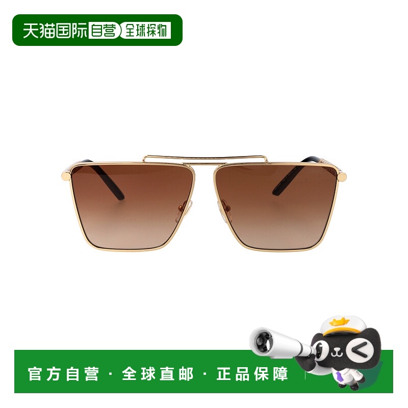 1h可退 VERSACE 男士眼镜 0VE2266100213 SS2025 金色 Sunglasses
