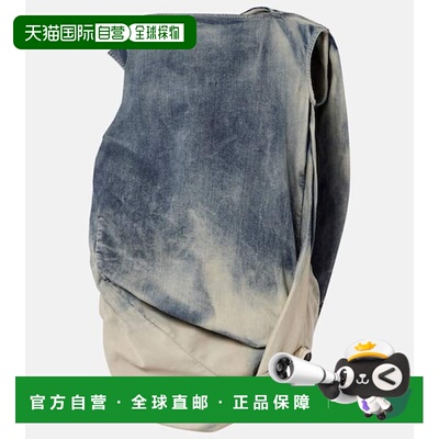 1h可退 潮奢 rick owens 瑞克 欧文斯 女士 垂褶牛仔上衣