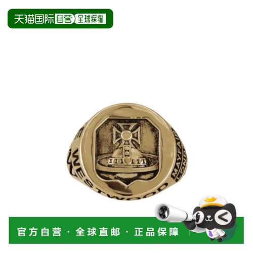 VIVIENNE WESTWOOD 男士戒指 6404018P01R002ANTIQUEGOLD