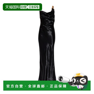 BALMAIN 女士连衣裙 GF1RN340VI600PA SS2026 黑色 Strap dress