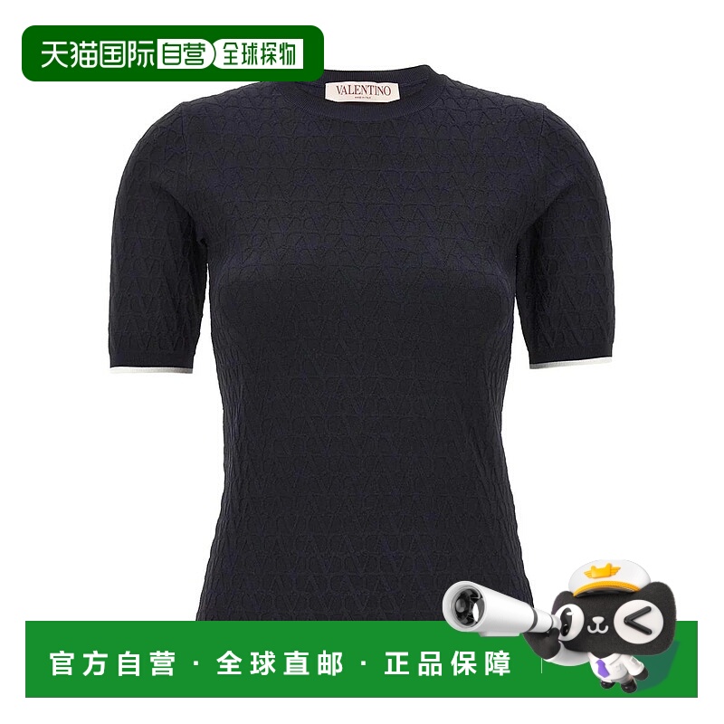 1h可退 VALENTINO GARAVANI 女士T恤 5B3KC58P8QNBLU SS2025