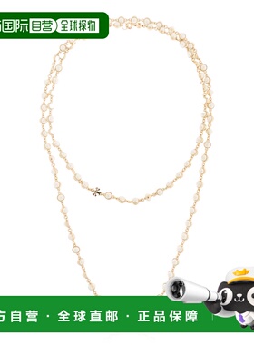 TORY BURCH 女士项链 1808550100 SS2026 金色 Necklace with gla