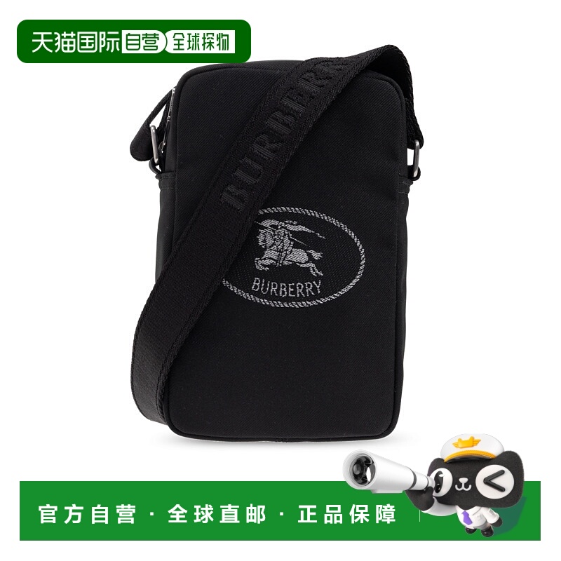 1h可退 BURBERRY 男士单肩包 8111417A1189BLACK AW2025 黑色