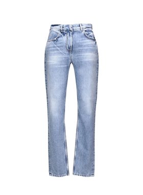 香港直邮GIVENCHY 女士牛仔裤 BW50YQ5Y9T452 AW2024 蓝色 腰带袢