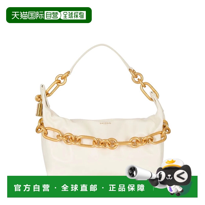 1h可退 BALMAIN 女士单肩包 FN1BS002LBFO0DA AW2025 卡其色