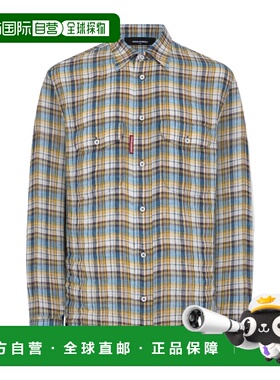 奢淘 Dsquared2 格纹衬衫 男 S74DM1006D35423