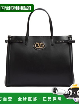 VALENTINO 男士斜挎包 YB0D16RBN0NO SS2025 黑色 徽标单肩包