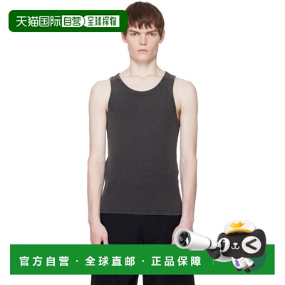 Entire Studios 男士 黑色背心 ESSS26TA01111WASHEDBLACK0392