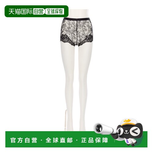 VALENTINO 女士内裤 BMD07TA7A0NO AW2025 黑色 蕾丝内裤平角裤