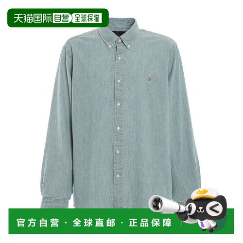 POLO RALPH LAUREN 男士衬衫 710792042 001 CO 浅蓝色