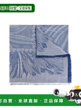 FERRAGAMO/菲拉格慕女士围巾321166SLGIADAFLY785348MARINO羊绒