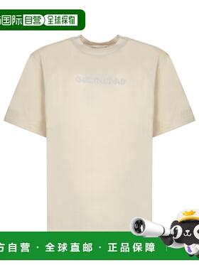 BURBERRY 男士T恤 8097874C1409WHITE AW2024 米白色上衣男装