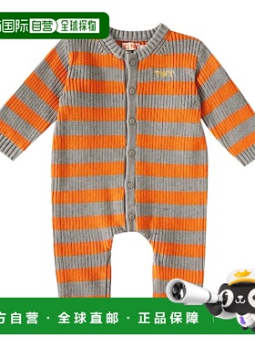 1h可退 潮奢 tinycottons 婴儿 条纹棉质羊毛连体衣童装