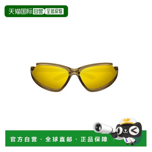 BALENCIAGA 男士太阳镜 BB0289S003 SS2025 黄色 Sunglasses