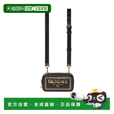 VERSACE 女士单肩包 10066111A045781B00 SS2023 黑色手拿包
