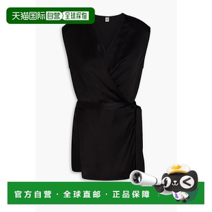 扭曲缎面上衣 1h可退 女士 toteme 242WRT1454FB0160001BLAC 潮奢