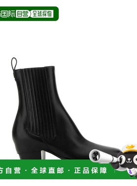 FENDI 女士靴子 8T8567NA7F0QA1 AW2024 黑色 BOOTIE VITELLO短靴