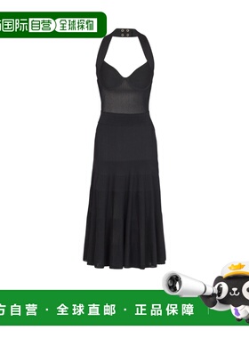 BALMAIN 女士连衣裙 GF1RJ225KJ400PA SS2026 灰色 Backless dres