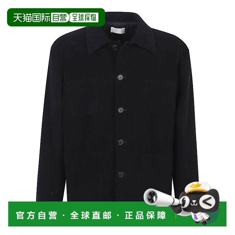 1h可退 潮奢 The Row 男士 KIAN 黑色天鹅绒西装外套 1100W3241