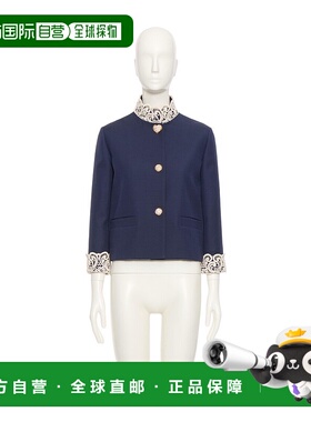 VALENTINO 女士西服 BCE3YM1CFD51 AW2025 白色 长袖休闲夹克外套