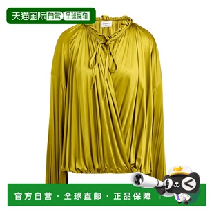 1h可退 潮奢 Saint Laurent 圣罗兰 女士 上衣 green绿色 舒适时