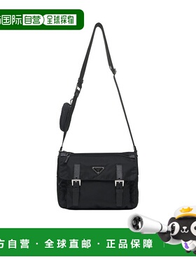 PRADA 女士单肩包 1BD953B1MRV44F0002 AW2025 黑色斜挎包手提包