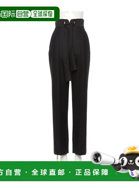 VALENTINO 女士正装裤 BRB6Z52TS0NO SS2026 黑色 口袋休闲裤