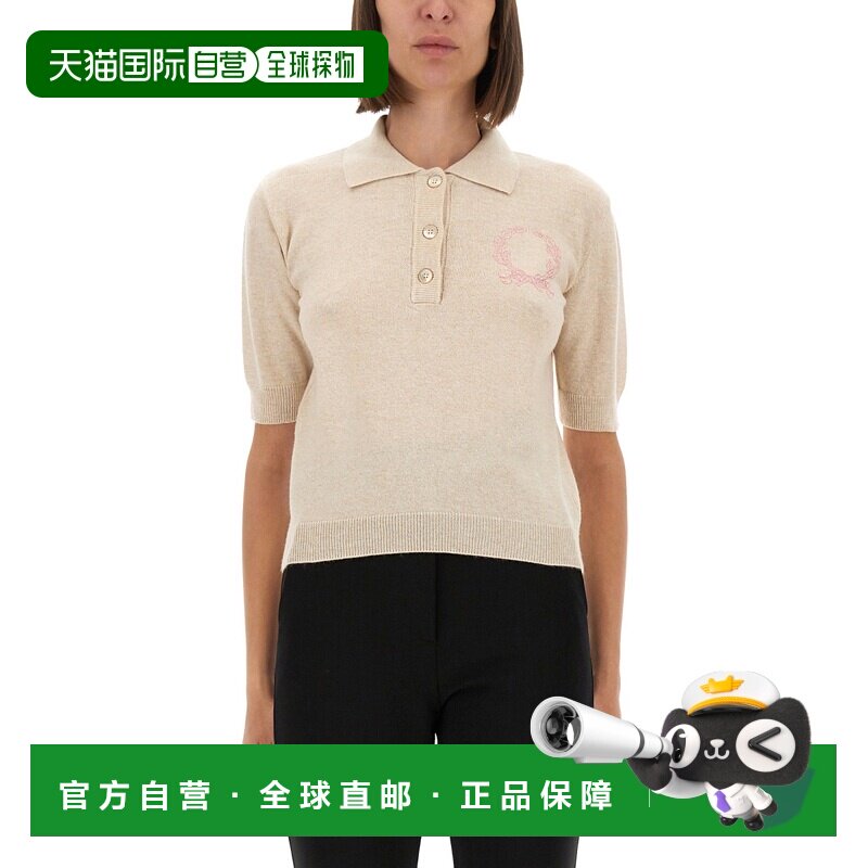 1h可退 潮奢 Moschino 莫斯奇诺 女士 带LogoPolo衫 092955020018