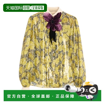 VALENTINO 女士衬衫 BAB8F6A634K1 SS2026 花色 长袖上衣