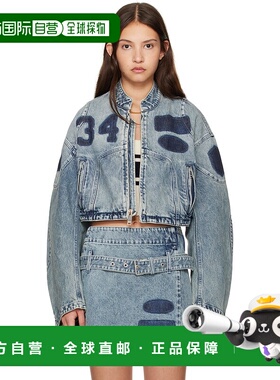 1h可退 潮奢 Ambush 女士 蓝色 Rider 牛仔夹克 BWYE003F24DEN002