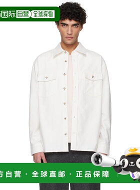 1h可退 潮奢 A.P.C. 男士 灰白色 Solid-Color Cotton 夹克 COHMA