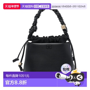 GANNI 女士单肩包 A6934099 SS2026 黑色 Black Bou Bucket Bag