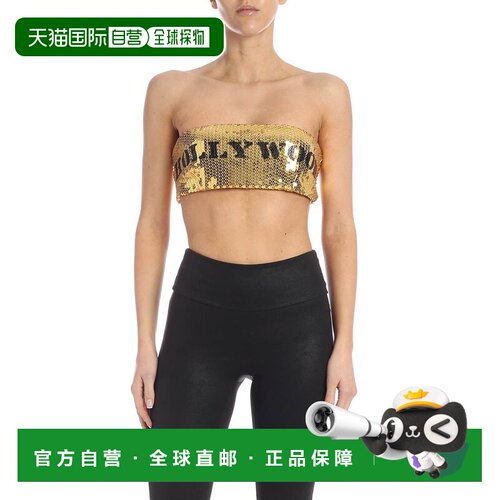 MOSCHINO 女士衬衫 080505461606 SS2020 金色 Hollywood top in